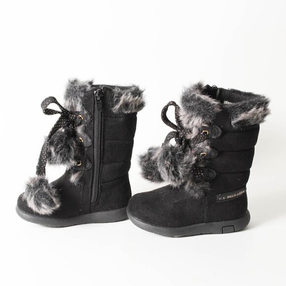 U.S. Polo Assn. Girls Snow Boots, Size 5 - Stylish & Warm! - Picture 1 of 5